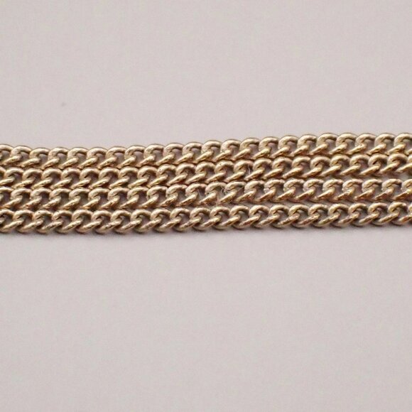 CHANEL CC Watch Motif Imitation Pearl Chain Pendant Necklace 07C Gold - Picture 8 of 10